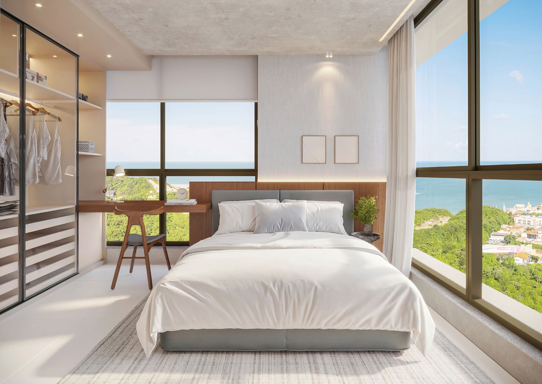 Quarto de apartamento do Beach Class Natal