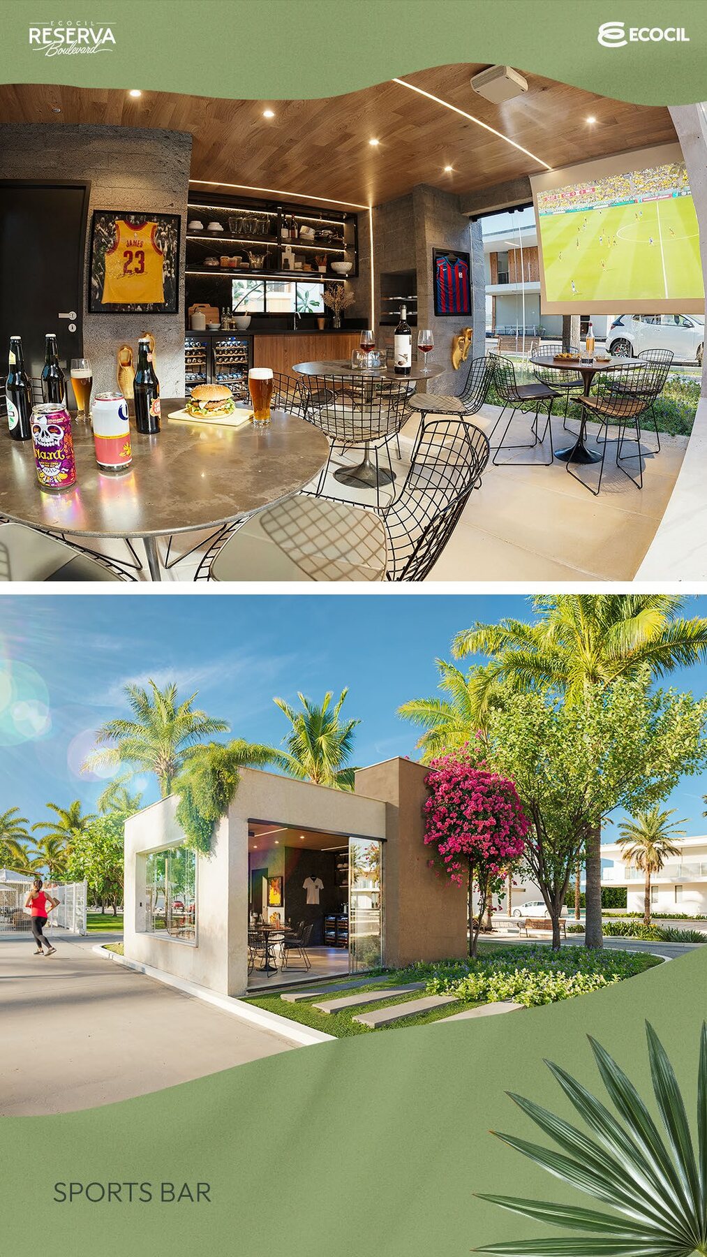 Sports bar do Reserva Boulevard