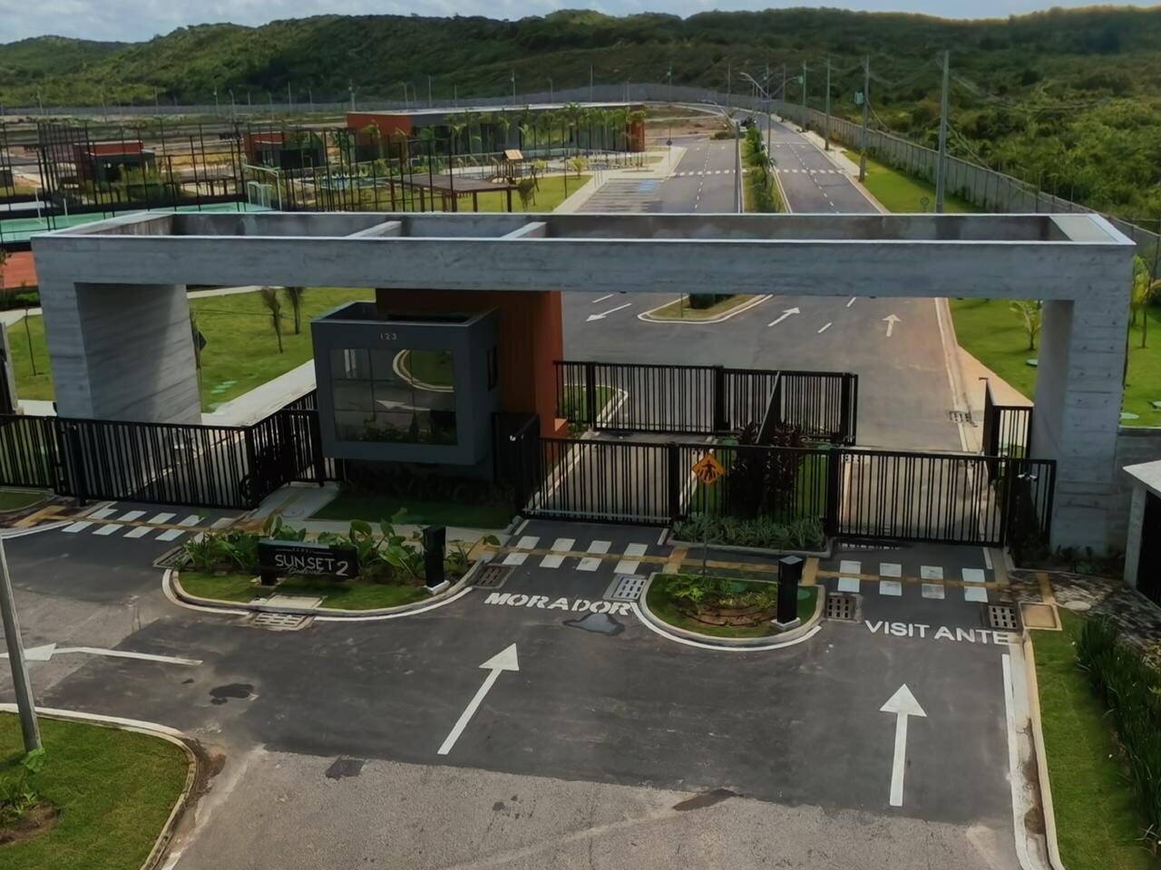 Quadras esportivas do Sunset Boulevard 2
